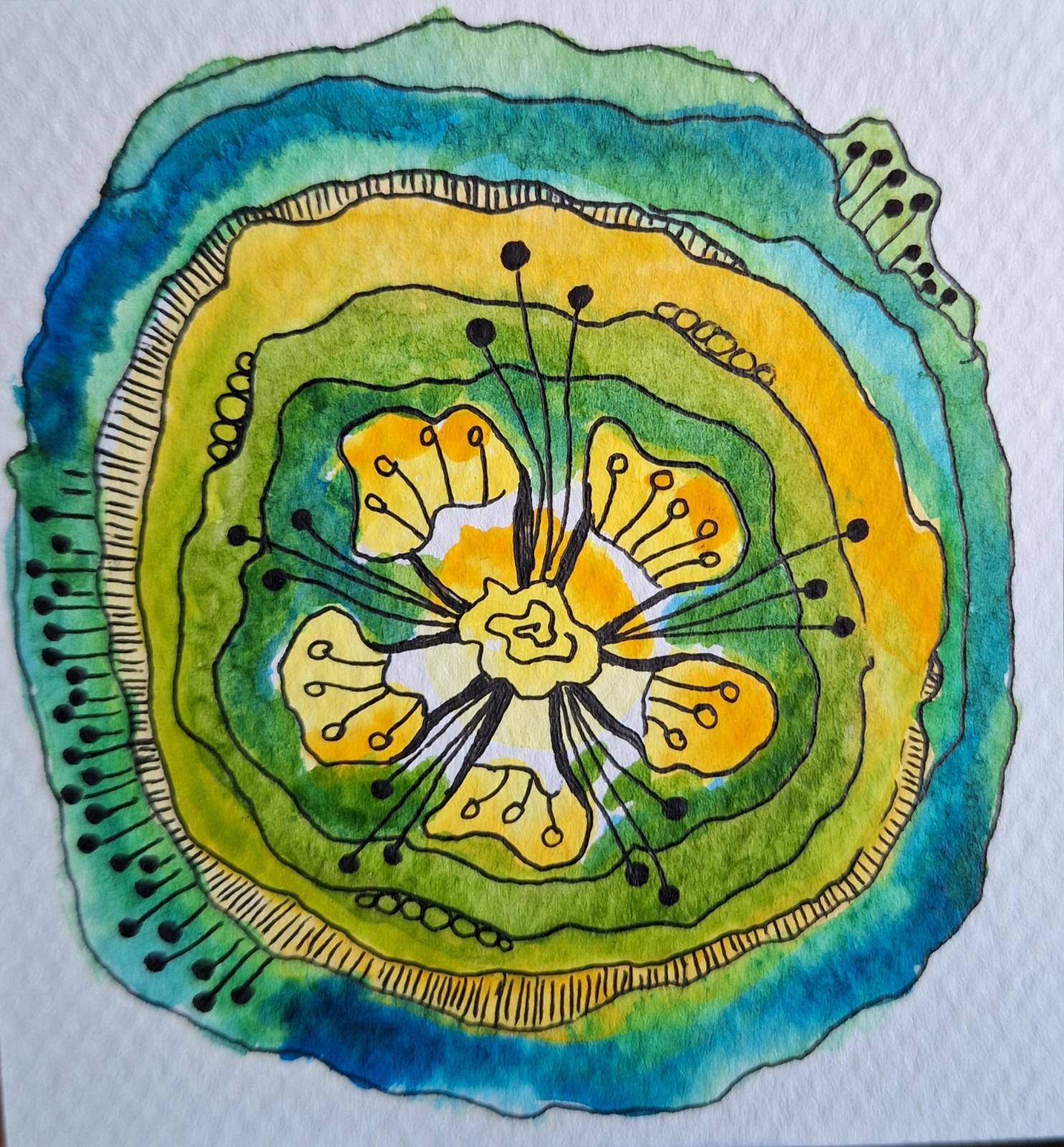 Vakantie in eigen dorp - Aquarelleren met Yvonne - VOL